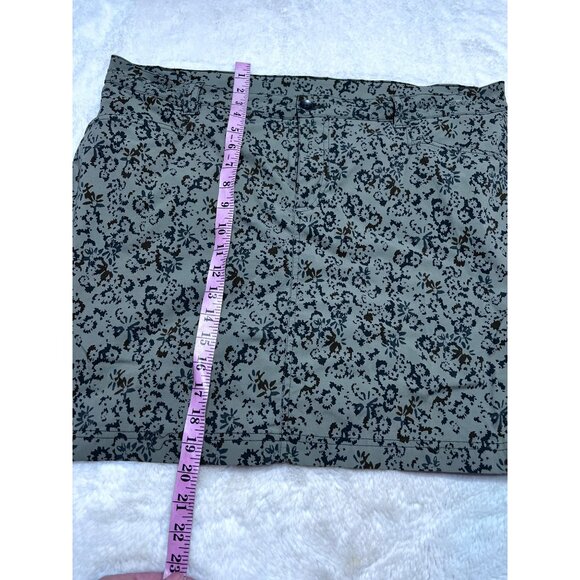Eddie Bauer Womens Floral Print Skirt Size 18 Nylon Spandex Blend Machine Washab - Picture 7 of 7